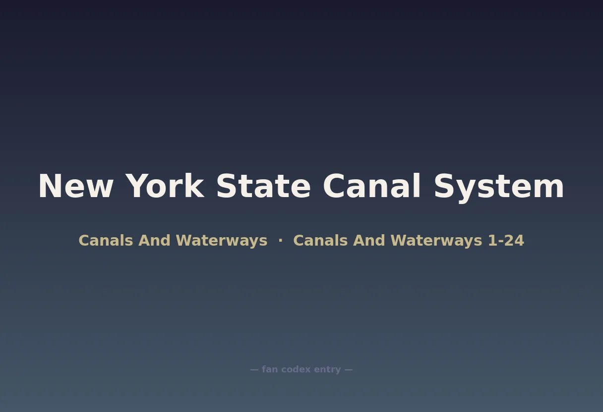 New York State Canal System