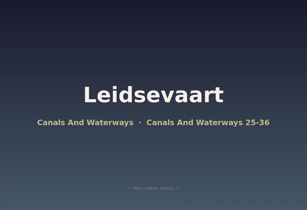 Leidsevaart
