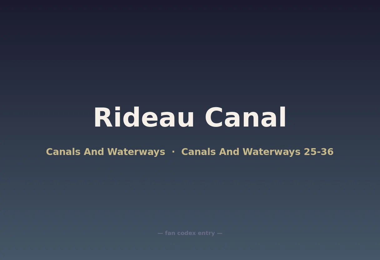 Rideau Canal