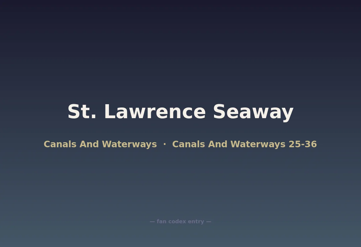St. Lawrence Seaway