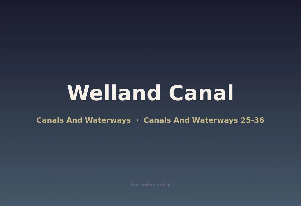Welland Canal
